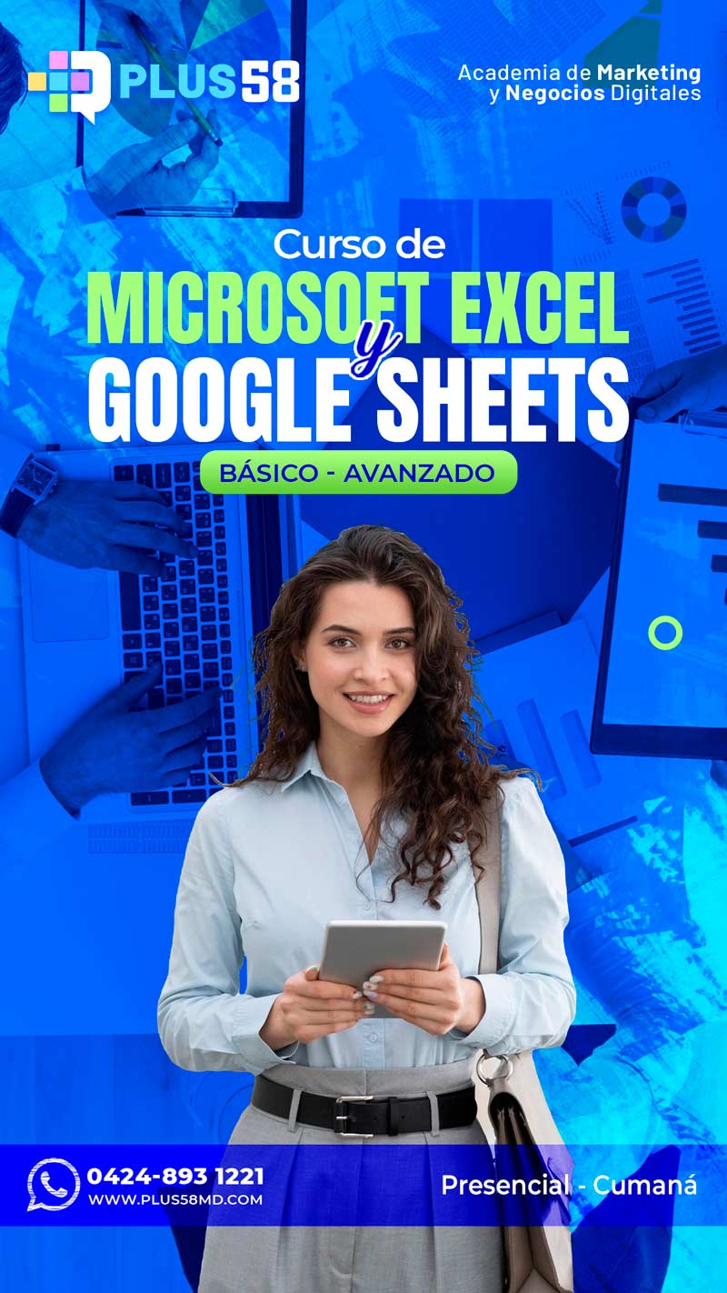 Curso Microsoft Excel y Google Sheets para Empresas en Cumaná