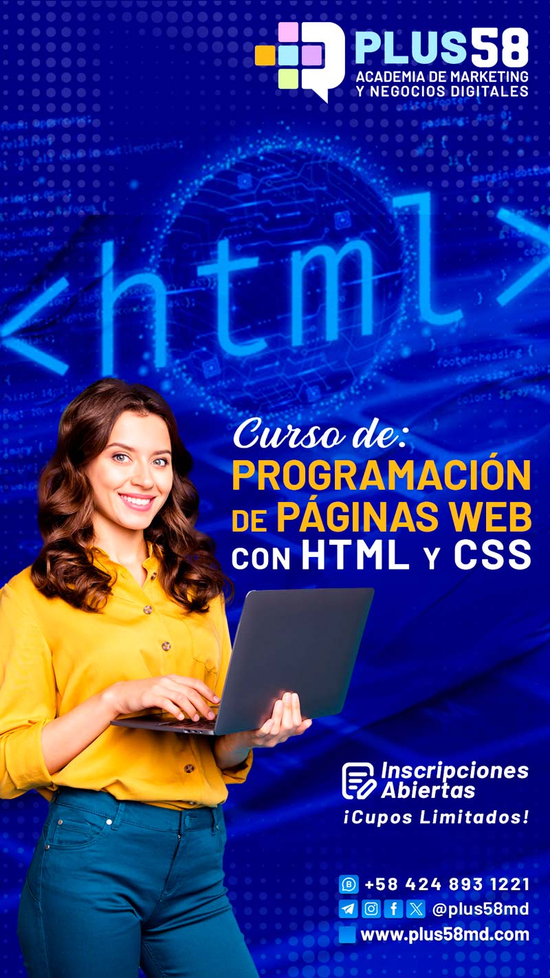 Curso de Programación de Páginas Web en Cumaná